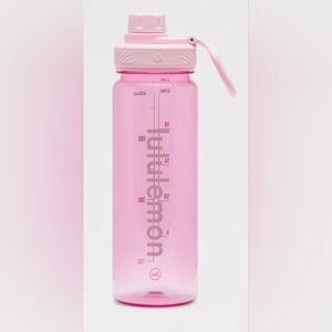 Lululemon Back To Life Clear Pink Frosting 24oz Bottle, New